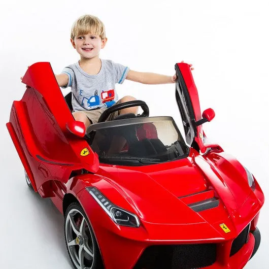 12 V LaFerrari Kids Ride on Car w/ RC   MP3   LED Lights