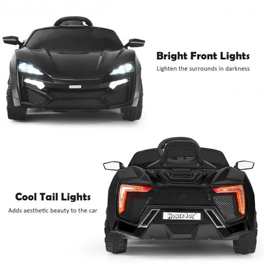 12V 2.4G RC Electric Vehicle with Lights-Black