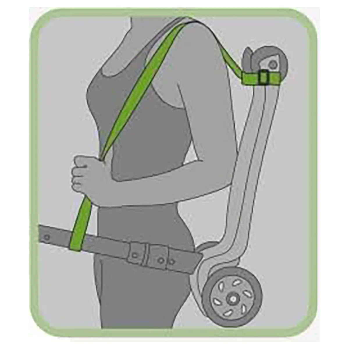 Boldcube Scooter Pull Strap Neon Green