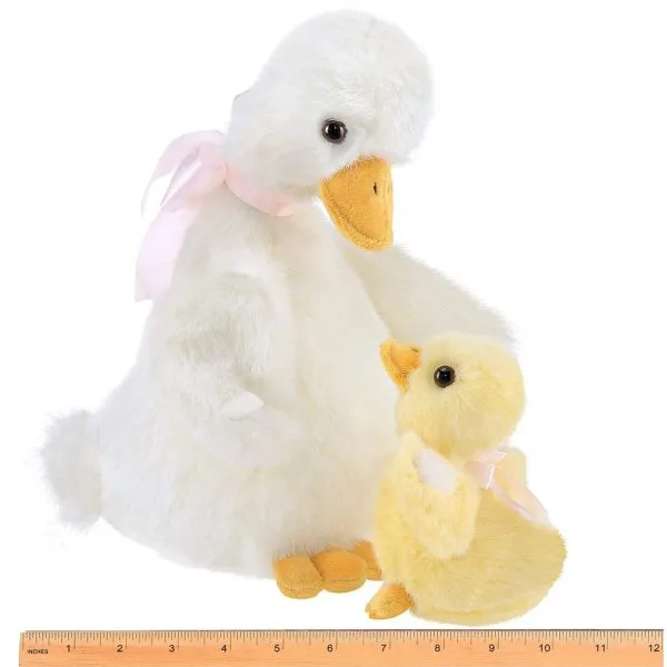 Downie & Duckie Plush Stuffed Duck with Baby