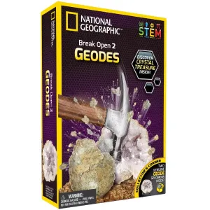 Dr Cool National Geographic Break Open 2 Real Geodes