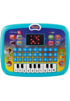 Educational Learning laptop ipad for Kids Laptop Computer Plus Piano with led Screen Music Fun Toy Activities for Kids Toddlers 1 2 3 4 5 6   Year Old albhabet Words Sound a b c 1 2 3