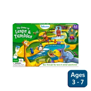 Leaps & Tumbles | Fun Family Board Game (ages 3 )