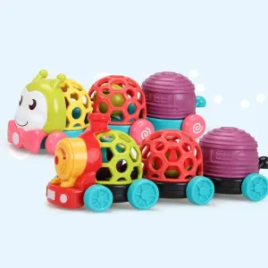 Musical Soft Teether Rattle Train Set Assorted | 1 Pcs