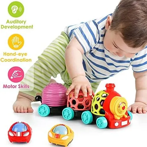 Musical Soft Teether Rattle Train Set Assorted | 1 Pcs